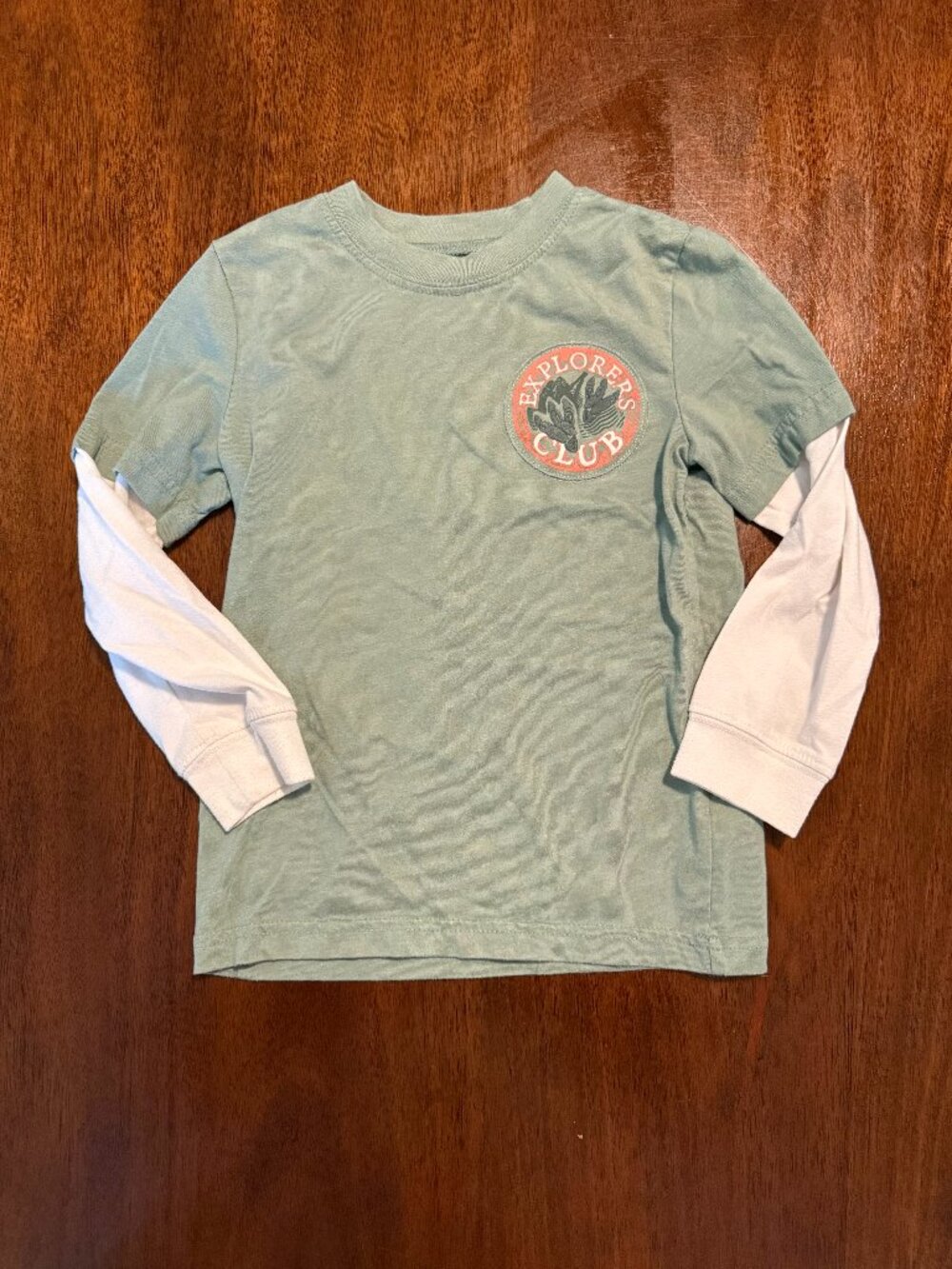 4T Carters Mock Layered Long Sleeve